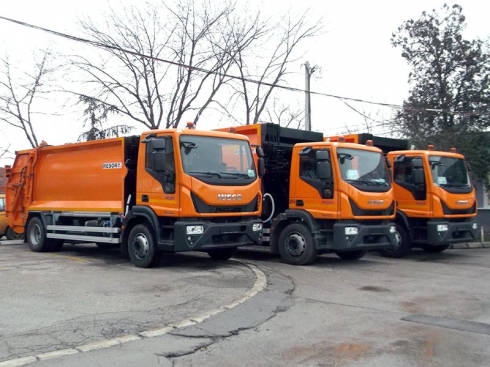 Tri nova kamiona za prikupljanje otpada za JKP „Mediana“