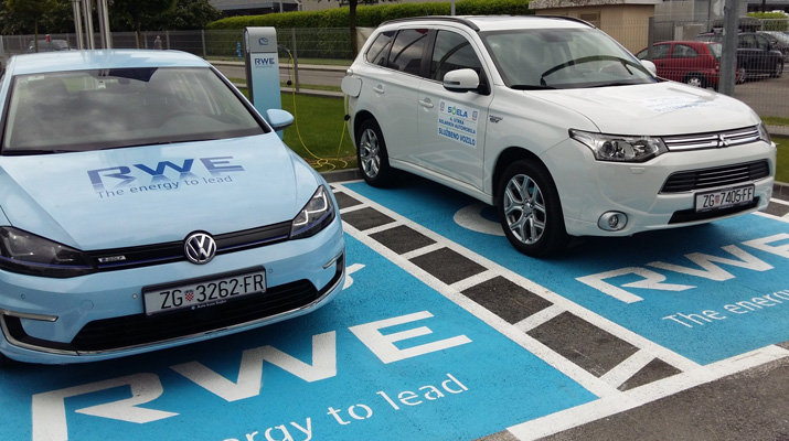 RWE otvorila prvu stanicu za punjenje električnih automobila u Zagrebu