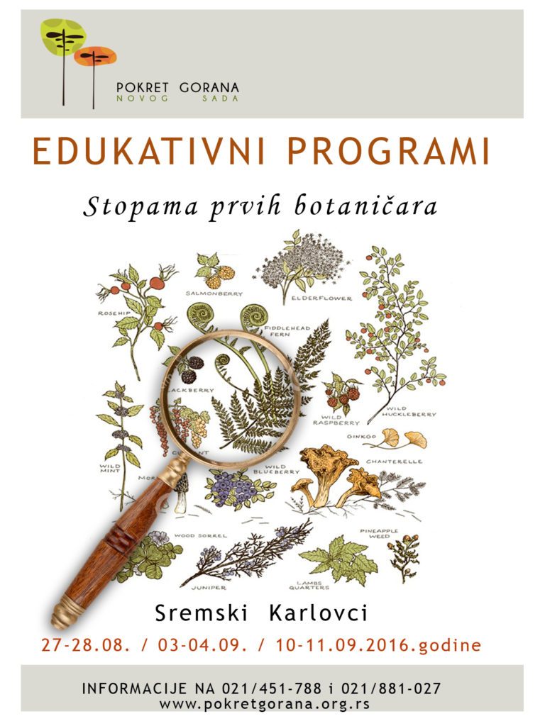 Konkurs za program „Stopama prvih botaničara“