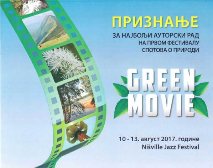 Pokrajinski zavod za zaštitu prirode dobio priznanje na festivalu „Green movie“