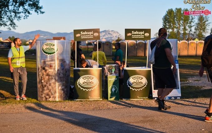 Kampanja Rock&Recycle i na Lake Festu u Nikšiću