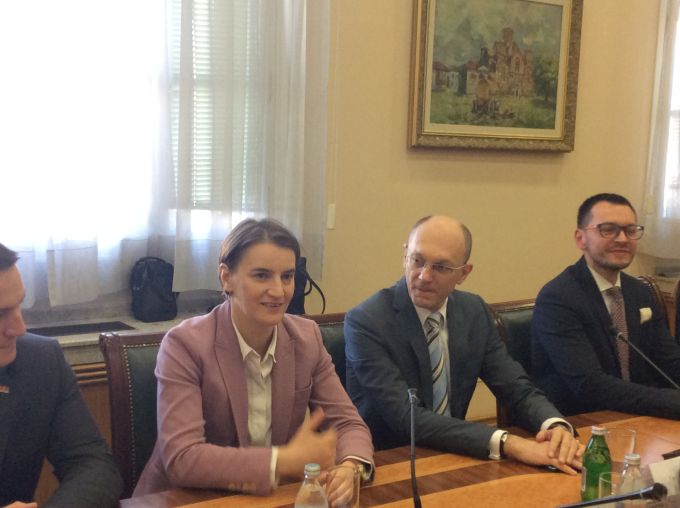 Ministar Trivan sa delegacijom iz Merilenda sastao se sa predsednicom Vlade Anom Brnabić