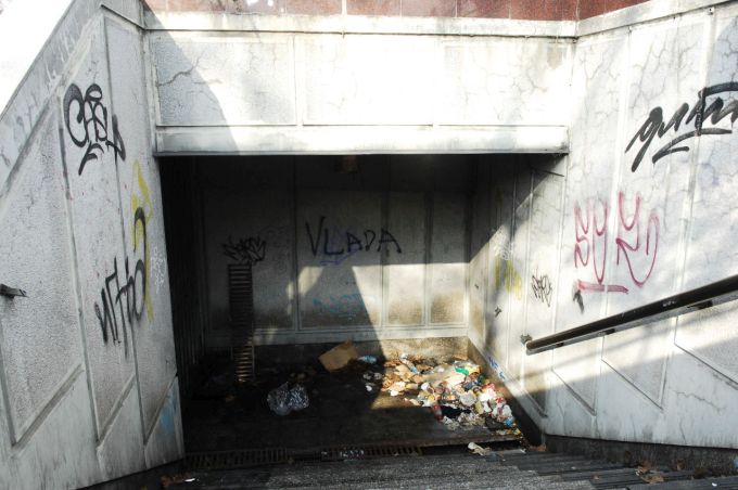 U toku čišćenje podzemnih prolaza u Beogradu