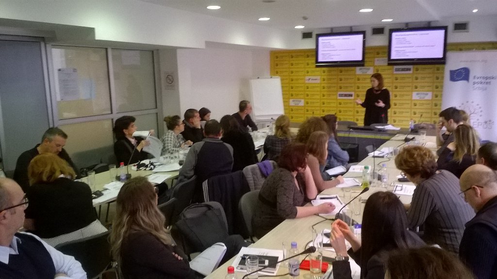 Trening Evropskog pokreta za urednike i novinare