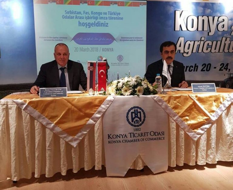Privredna komora Vojvodine i Trgovinska komora Konje u Turskoj ozvaničile saradnju