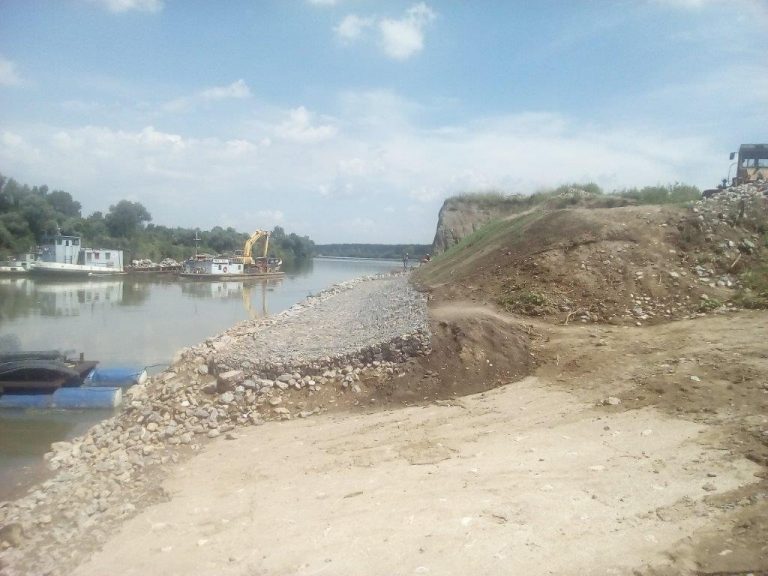 Počela druga faza radova na sanaciji leve obale reke Save kod Hrtkovaca