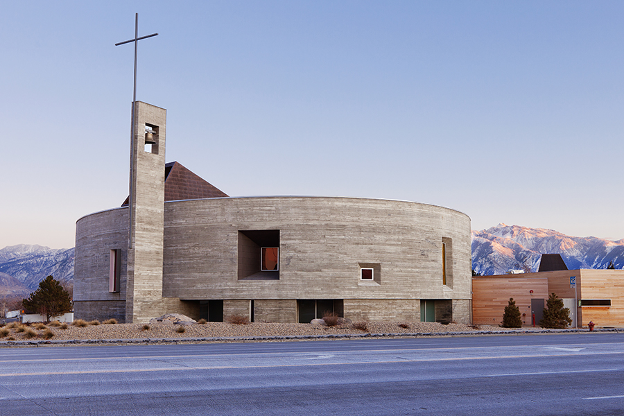 Sparano+Mooney+Architecture_Saint+Joseph+the+Worker_Exterior+from+Redwood