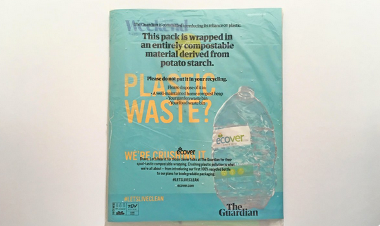 „Guardian“ pakuje svoje novine u biorazgradivi materijal od krompira, umesto u plastični omot!