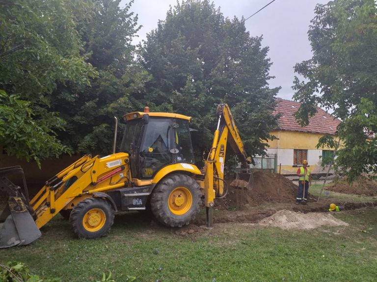 Nastavljena izgradnja kanalizacione mreže u Elemiru kod Zrenjanina