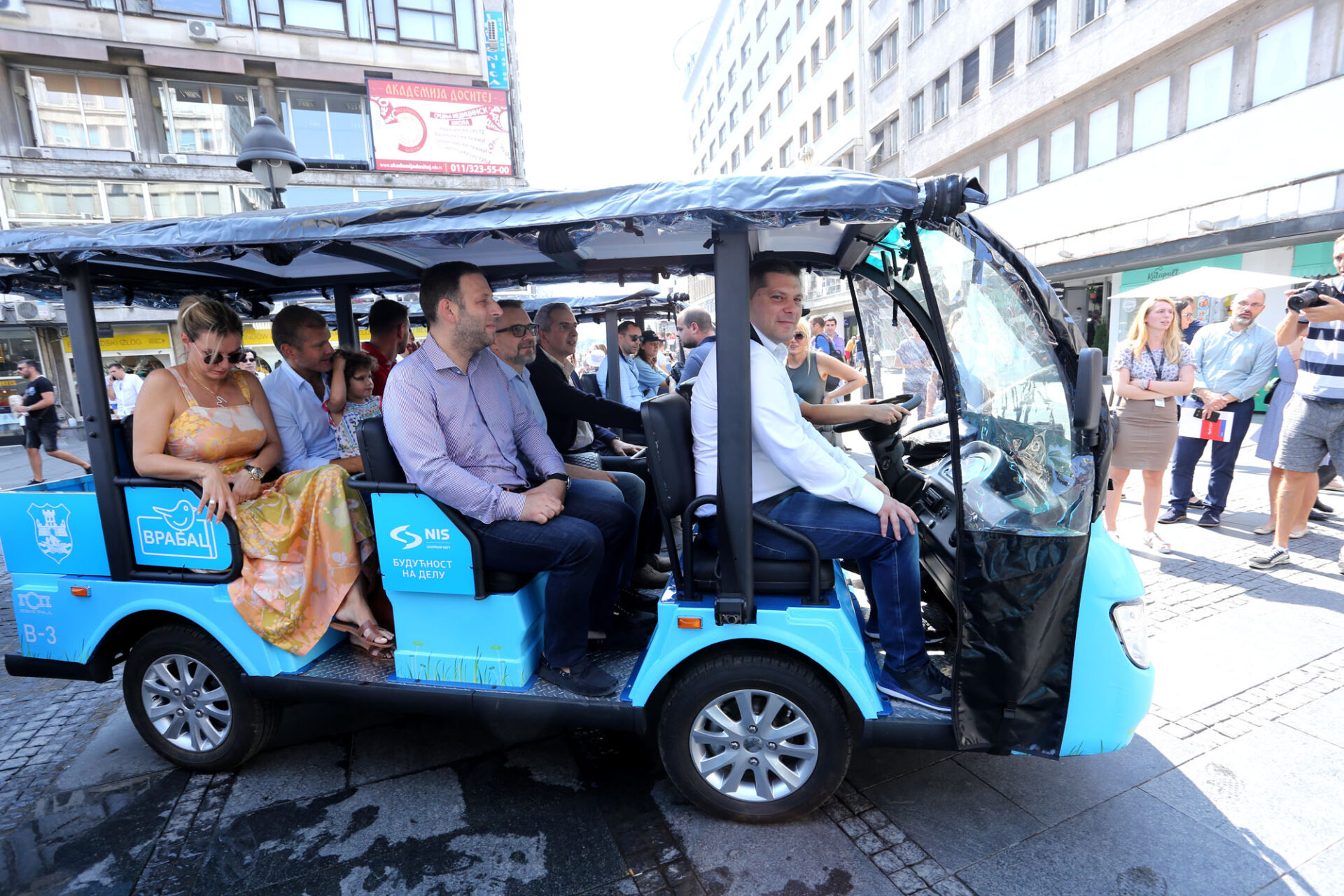 električni bus, Vrabac servis