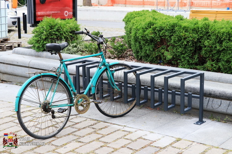 Kragujevac obezbedio nove lokacije za parkiranje bicikala