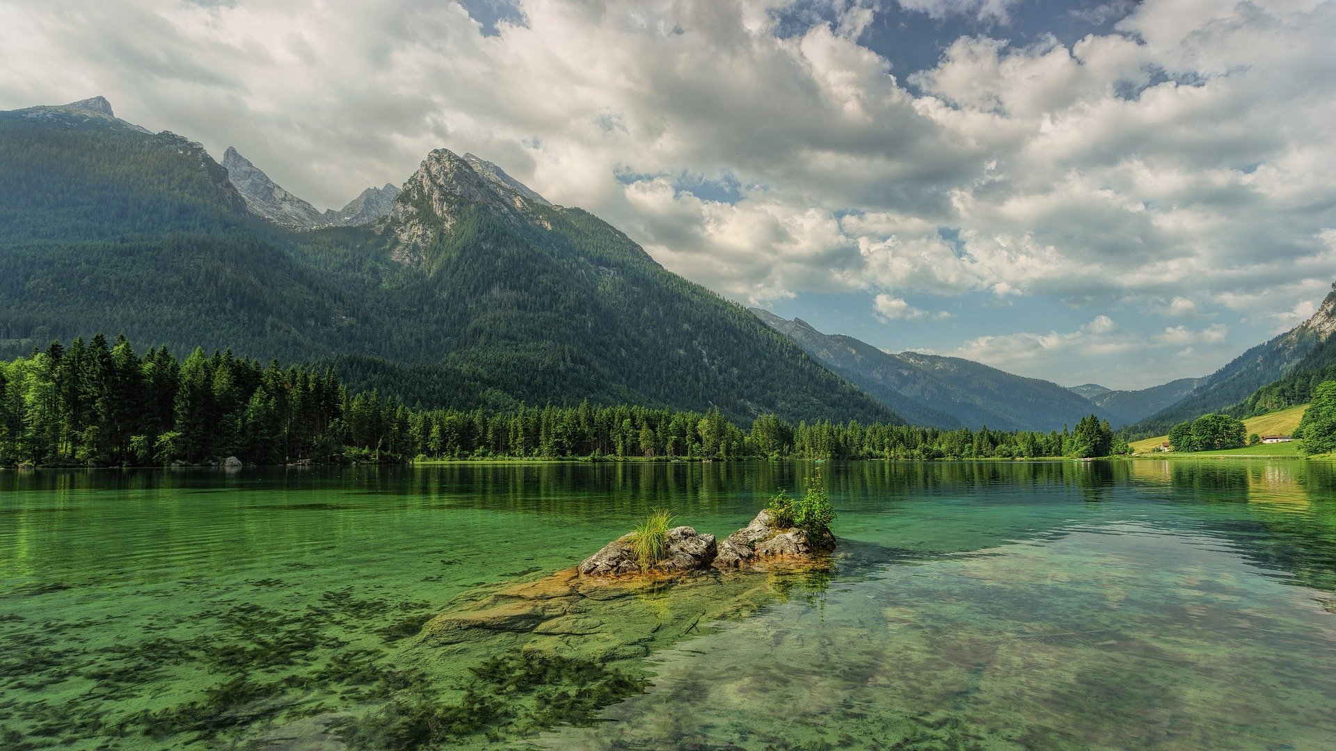 hintersee-pejzaž-reka-šuma-jezero-priroda