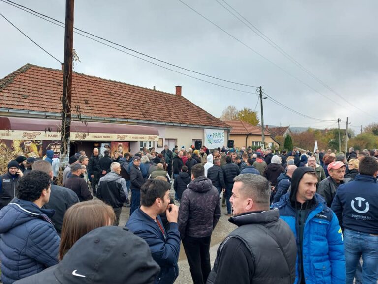 Protest u Lukavcu zbog geoloških istraživanja