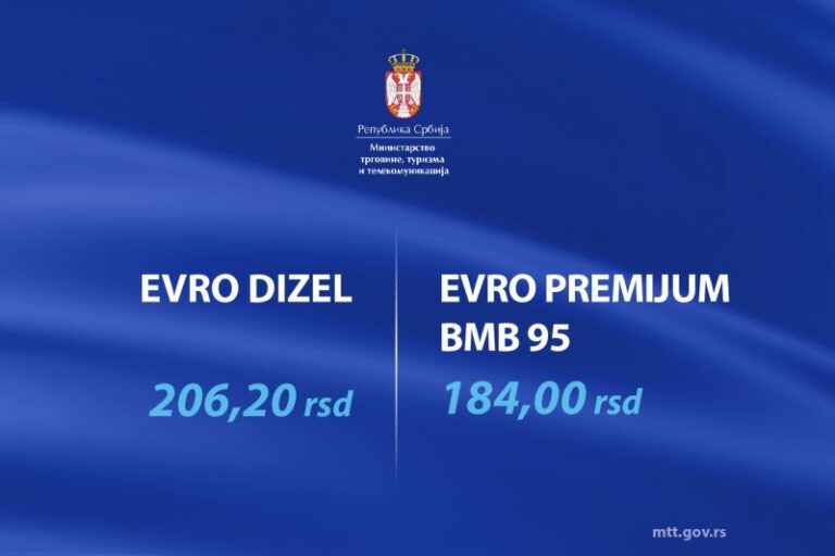 Objavljene nove maloprodajne cene za evrodizel i evropremijum BMB 95
