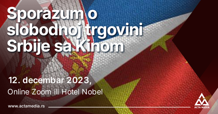 Sporazum o slobodnoj trgovini Srbije sa Kinom_LI-FB